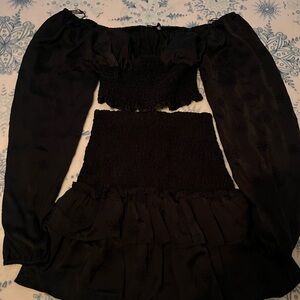 Elegant Black Off-Shoulder Dress